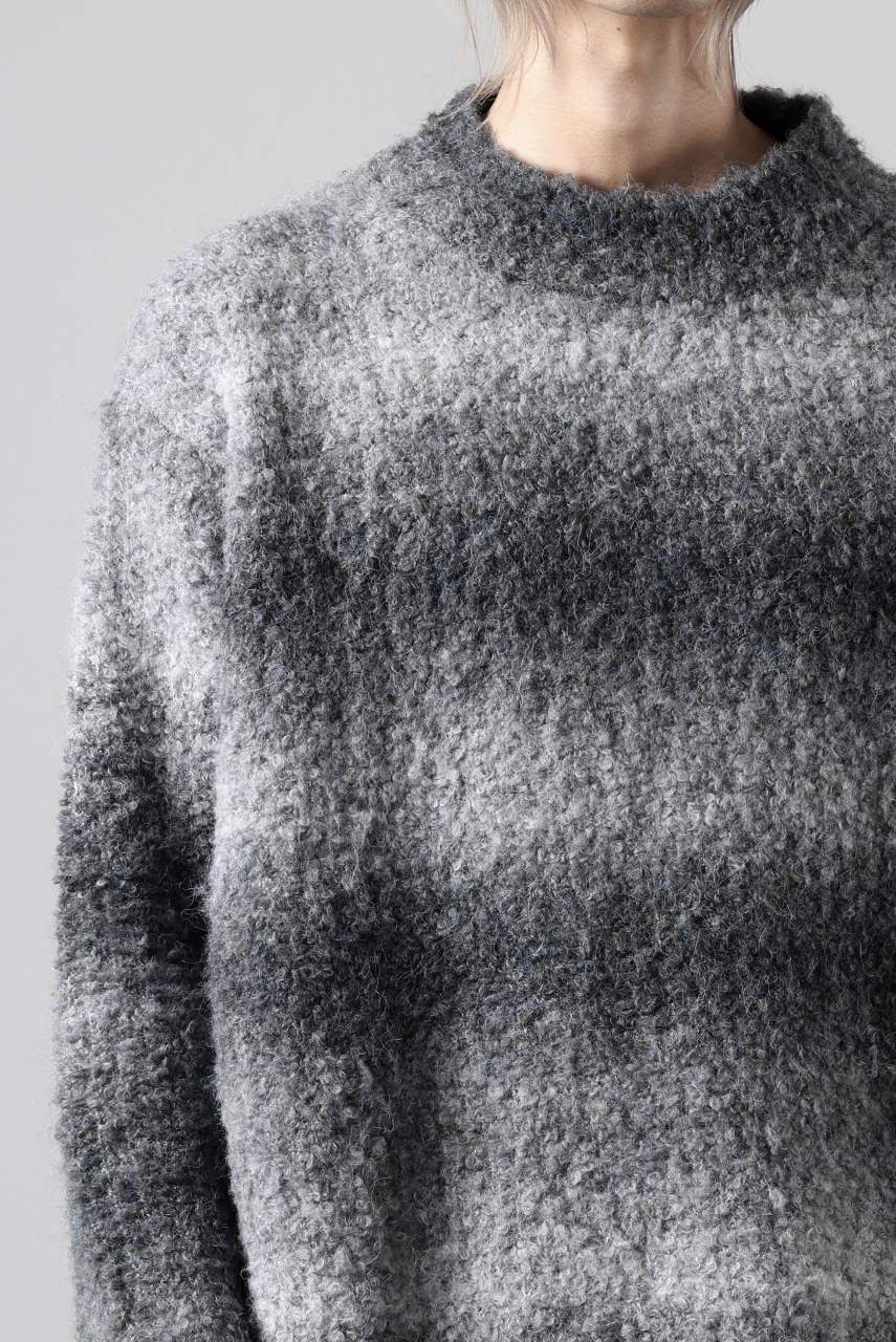 TARO HORIUCHI / th products Inflated Oversized Crew / 1/4.5 kasuri loop knit (mono) - Image 39