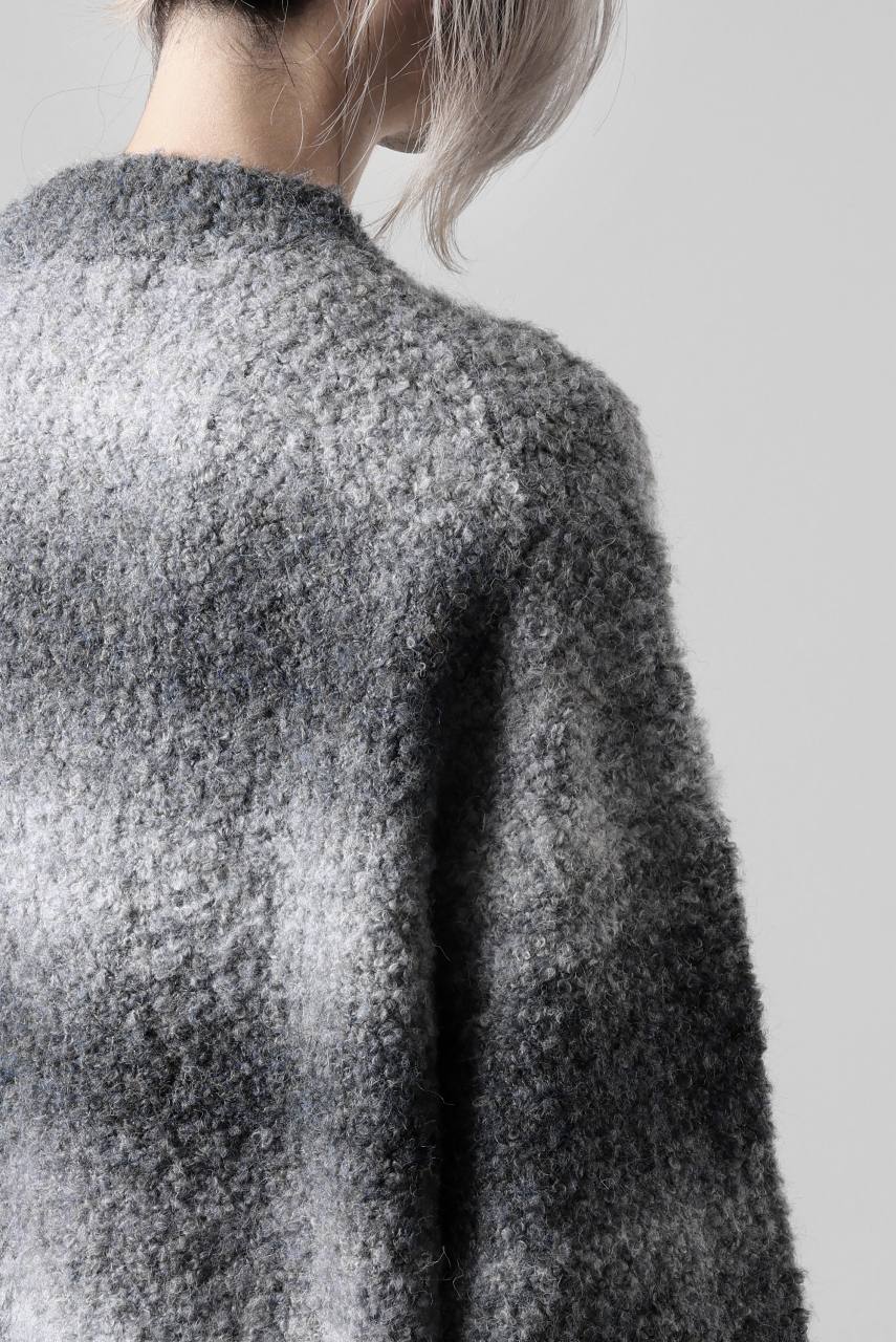 TARO HORIUCHI / th products Inflated Oversized Crew / 1/4.5 kasuri loop knit (mono) - Image 43