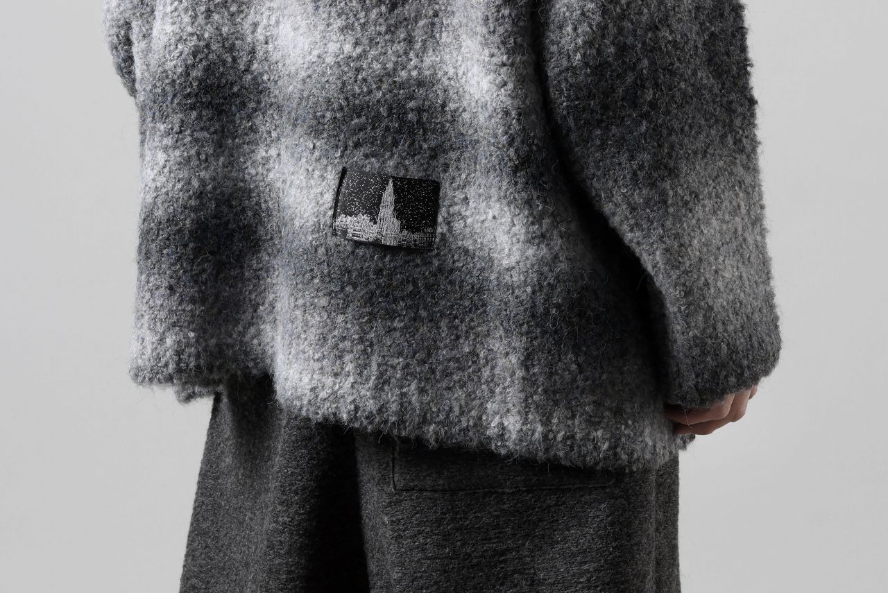 TARO HORIUCHI / th products Inflated Oversized Crew / 1/4.5 kasuri loop knit (mono) - Image 46