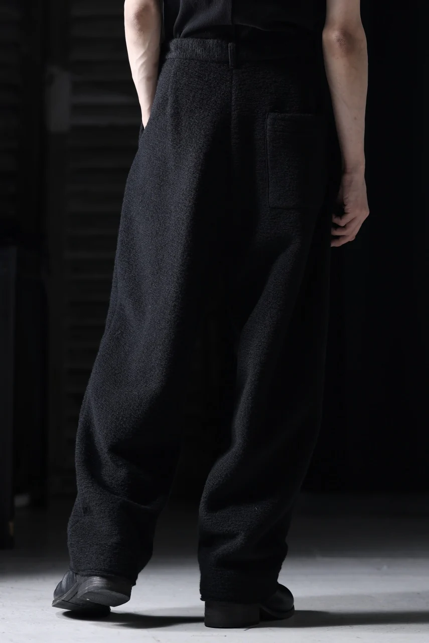TARO HORIUCHI / th products KAPOOR / Wide Tapered Pants / travel wool premiere (black) - Image 16