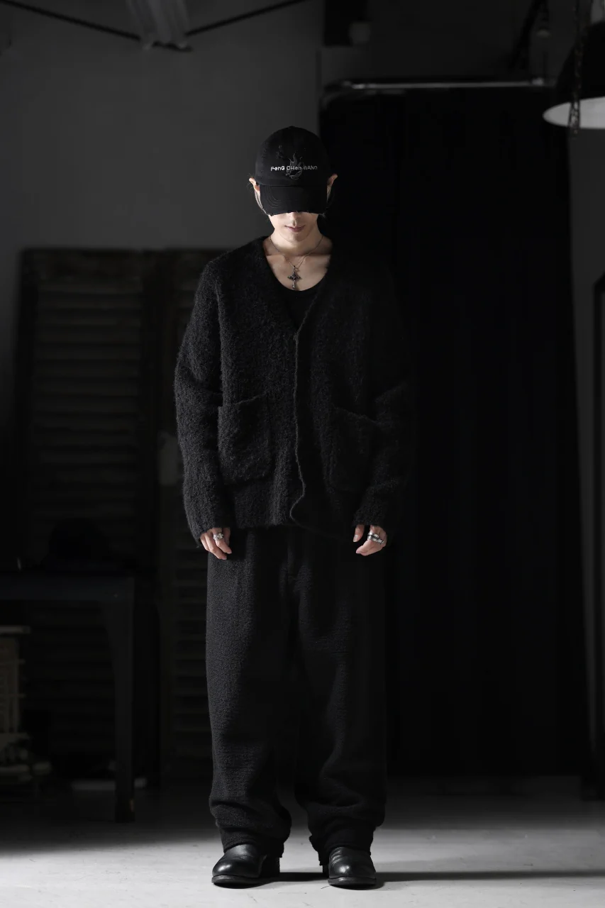 TARO HORIUCHI / th products KAPOOR / Wide Tapered Pants / travel wool premiere (black) - Image 20