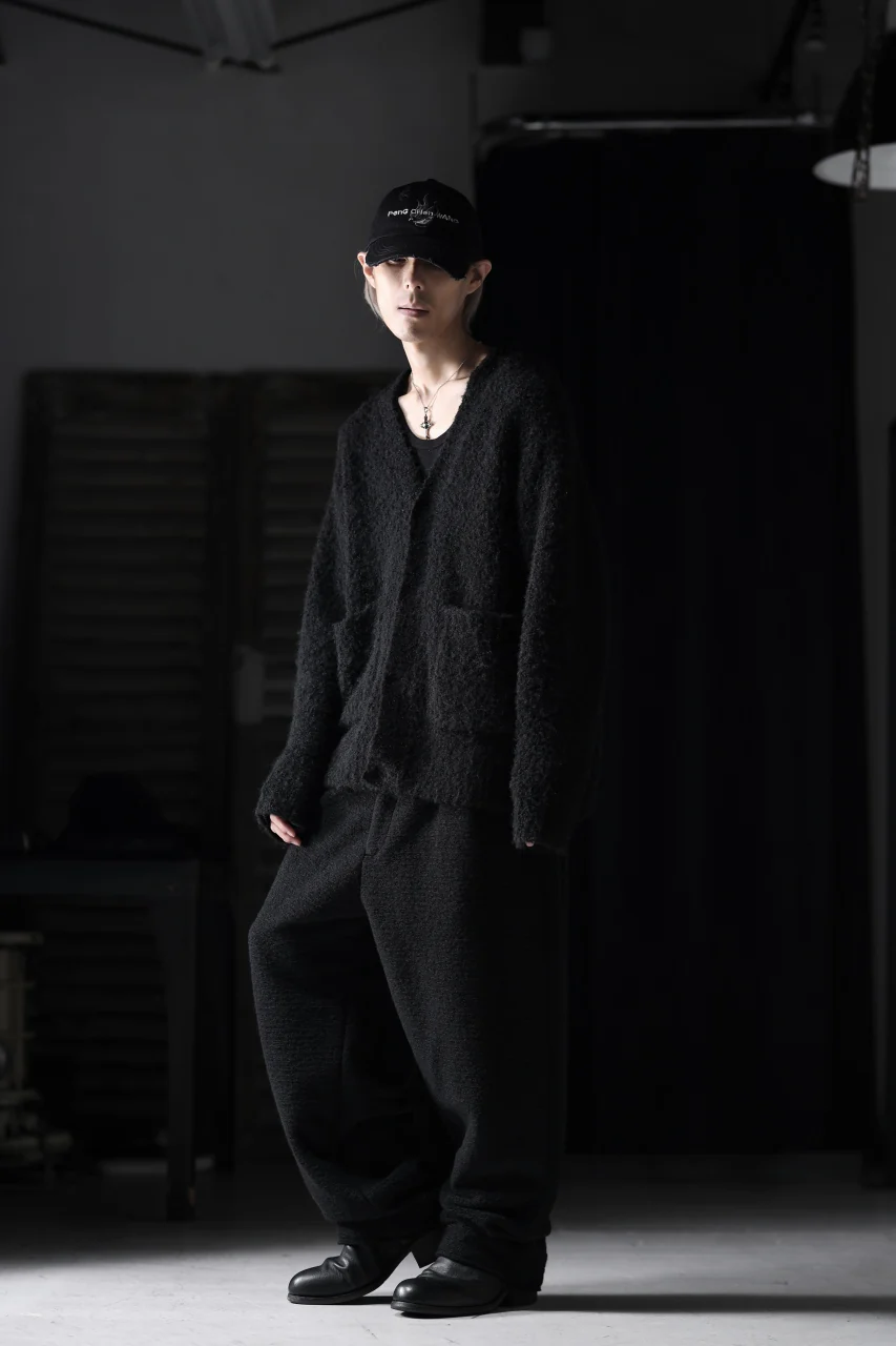 TARO HORIUCHI / th products KAPOOR / Wide Tapered Pants / travel wool premiere (black) - Image 21