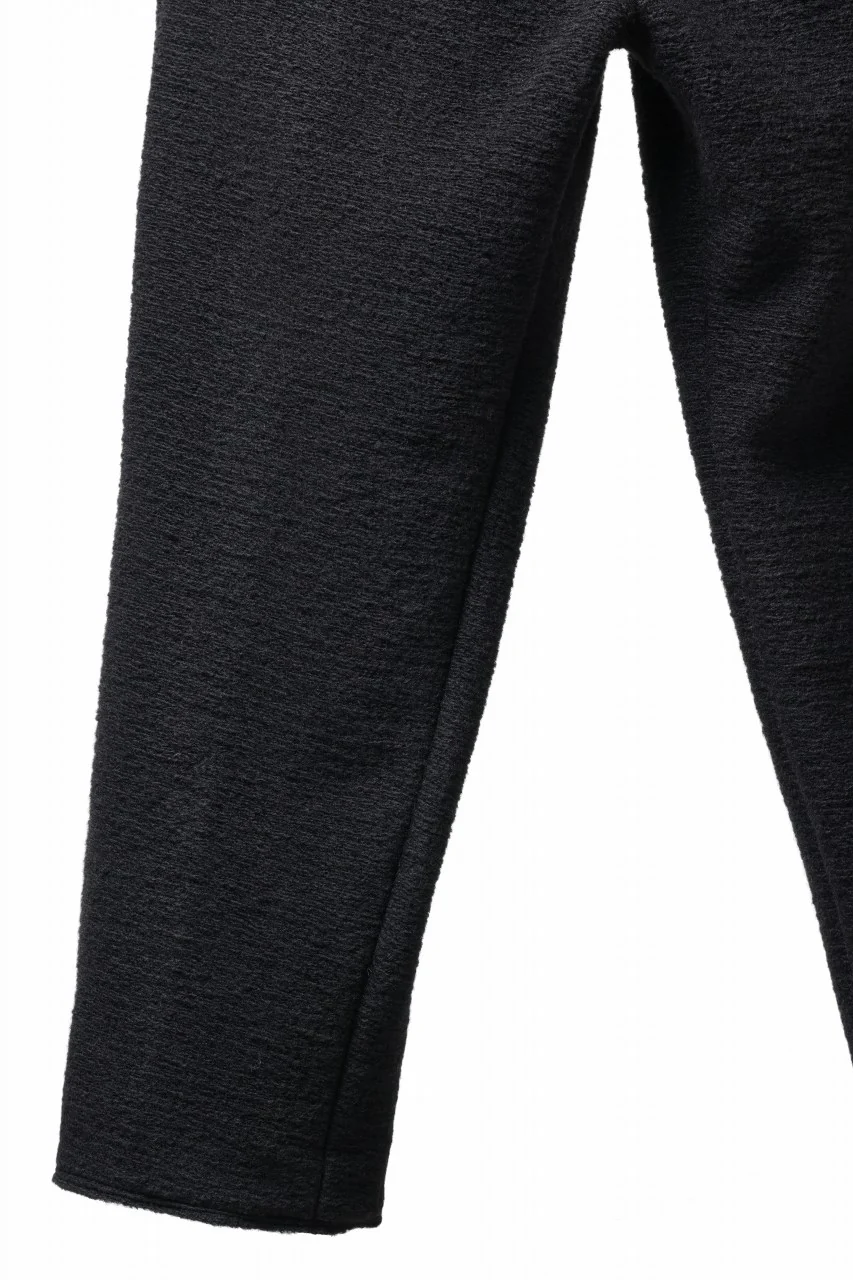 TARO HORIUCHI / th products KAPOOR / Wide Tapered Pants / travel wool premiere (black) - Image 5