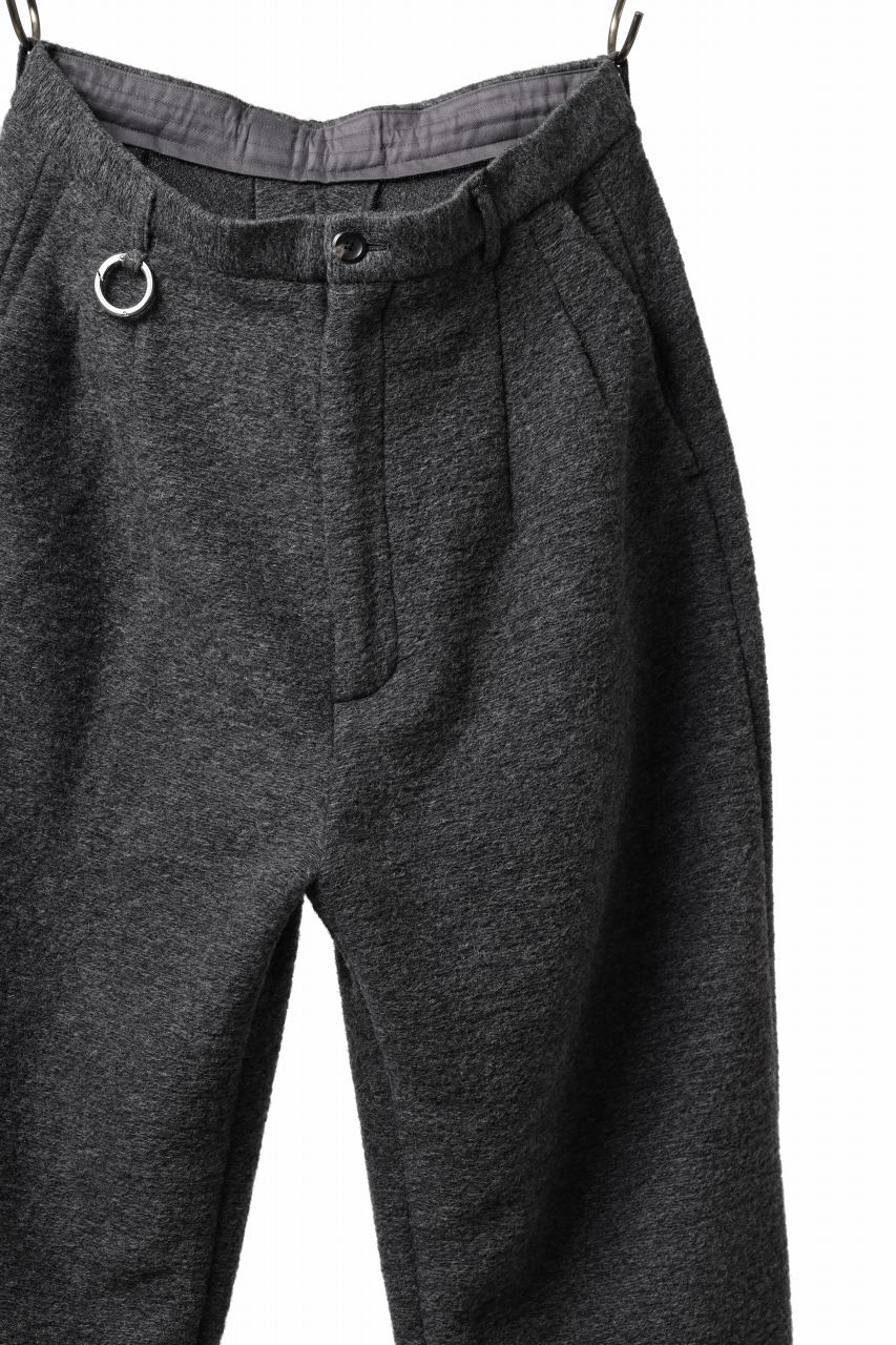 TARO HORIUCHI / th products KAPOOR / Wide Tapered Pants / travel wool premiere (gray) - Image 5