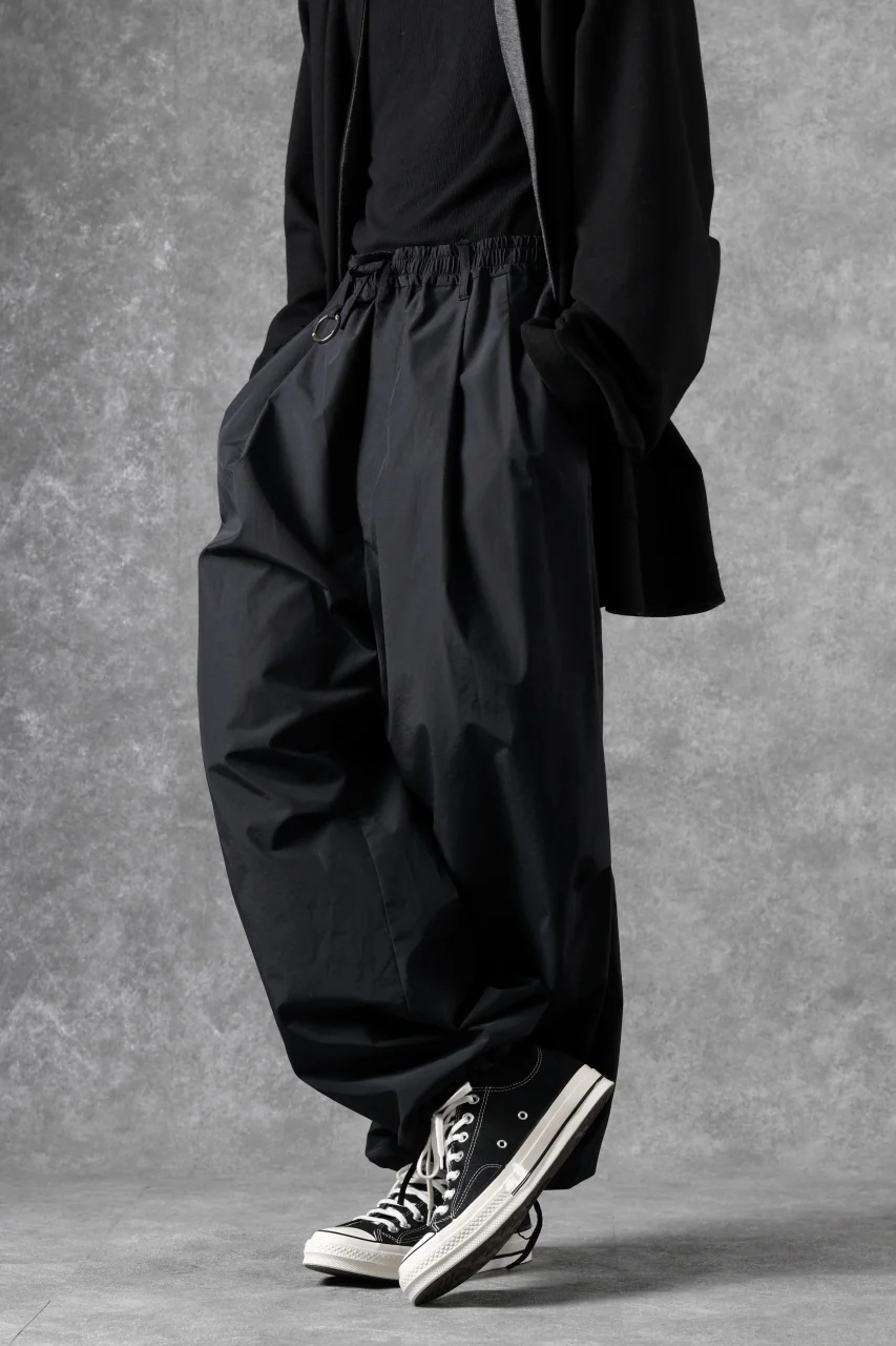 TARO HORIUCHI / th products Koons / Baloon Pants / Cotton Nylon Typewriter (black) - Image 31