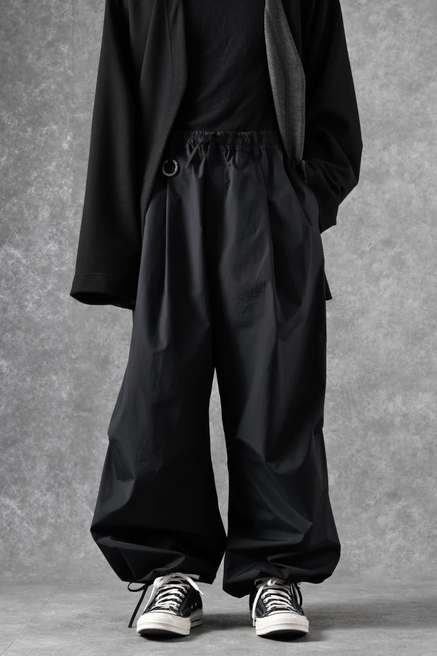TARO HORIUCHI / th products Koons / Baloon Pants / Cotton Nylon Typewriter (black) - Image 32