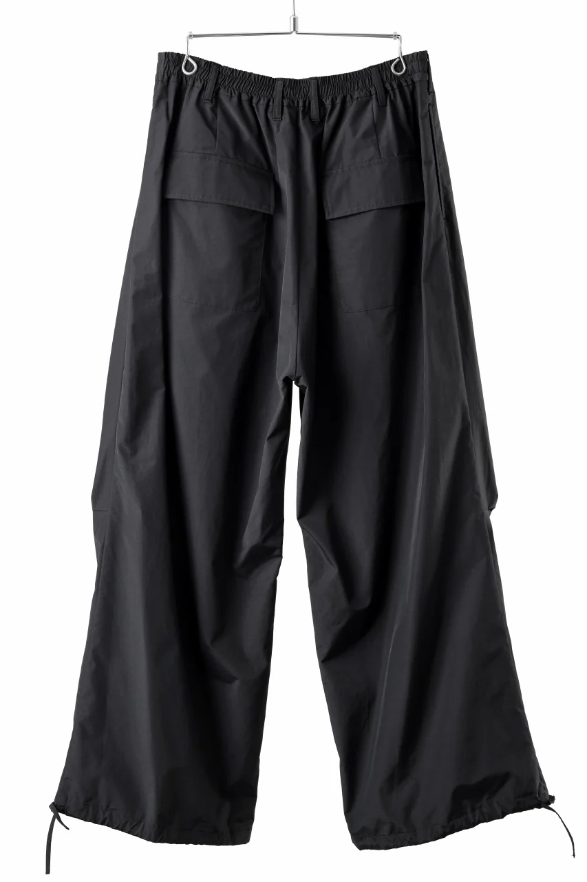 TARO HORIUCHI / th products Koons / Baloon Pants / Cotton Nylon Typewriter (black) - Image 7