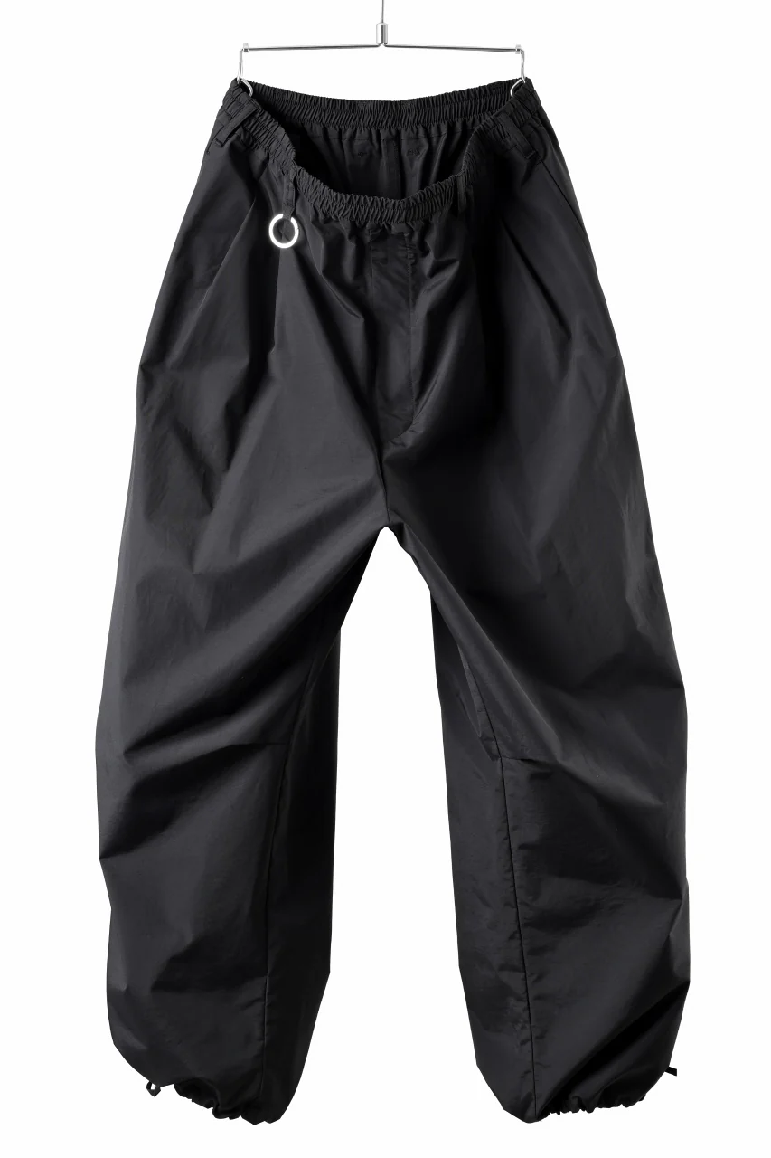 TARO HORIUCHI / th products Koons / Baloon Pants / Cotton Nylon Typewriter (black) - Image 8