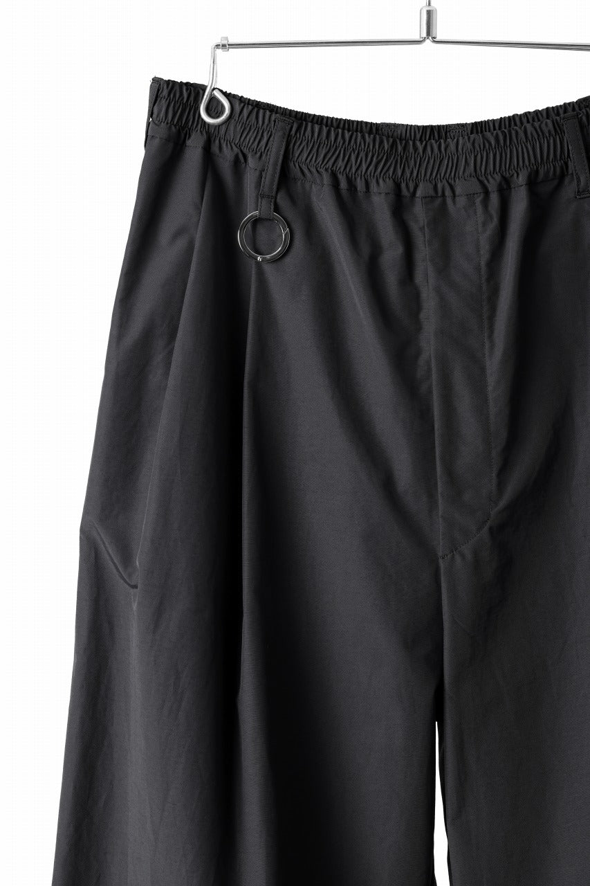 TARO HORIUCHI / th products Koons / Baloon Pants / Cotton Nylon Typewriter (black) - Image 9