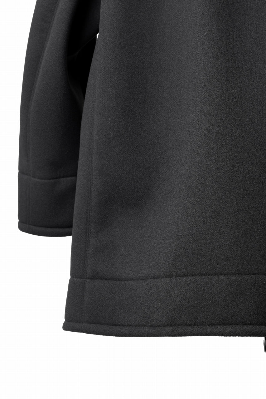 TARO HORIUCHI / th products Marine Over Coat / active setter tweed knit (black) - Image 16