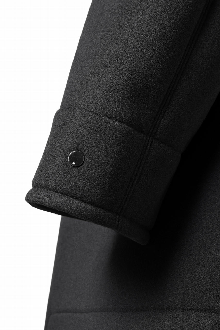 TARO HORIUCHI / th products Marine Over Coat / active setter tweed knit (black) - Image 17