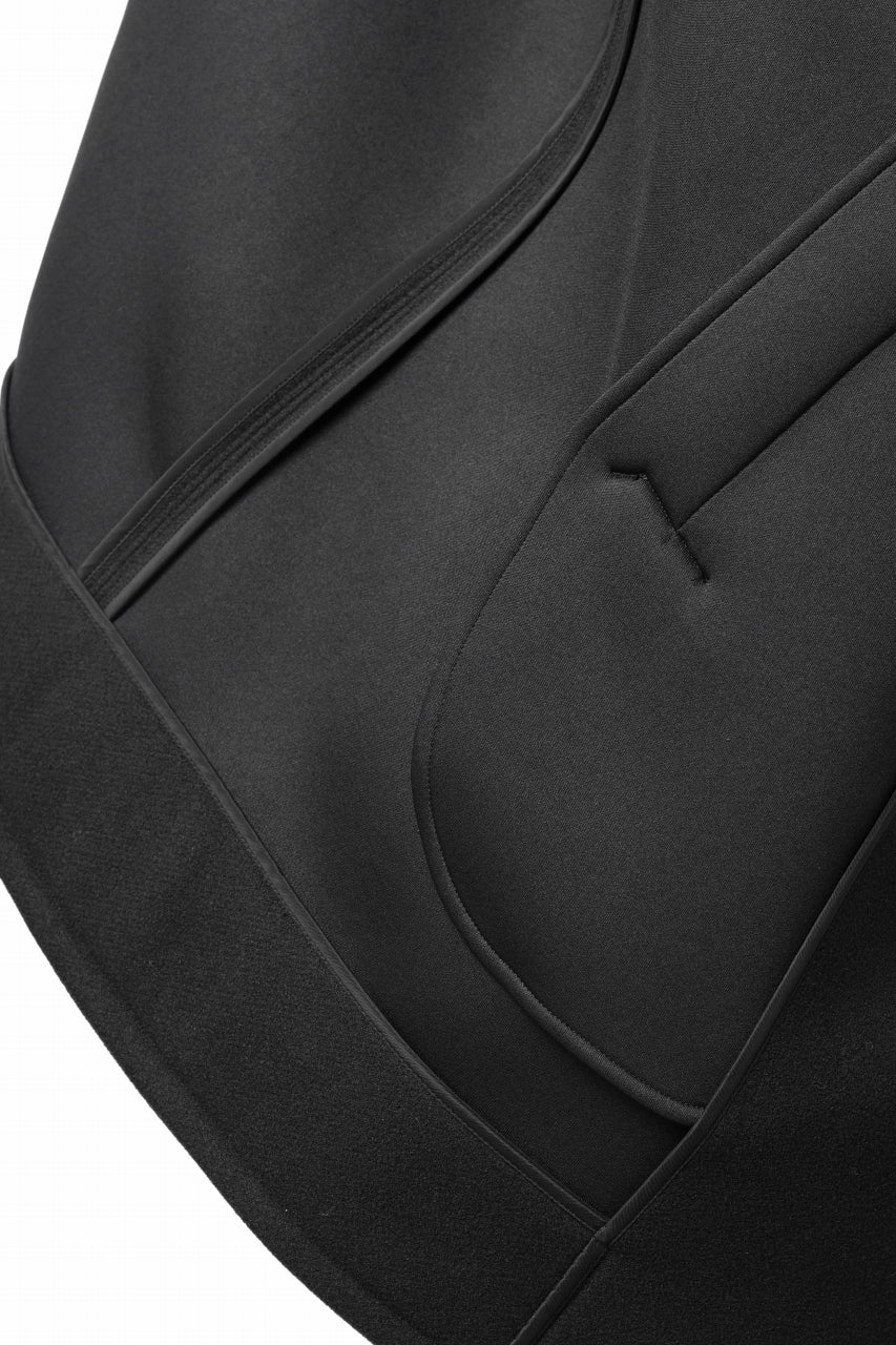 TARO HORIUCHI / th products Marine Over Coat / active setter tweed knit (black) - Image 21
