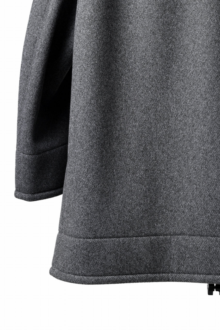 TARO HORIUCHI / th products Marine Over Coat / active setter tweed knit (gray) - Image 11