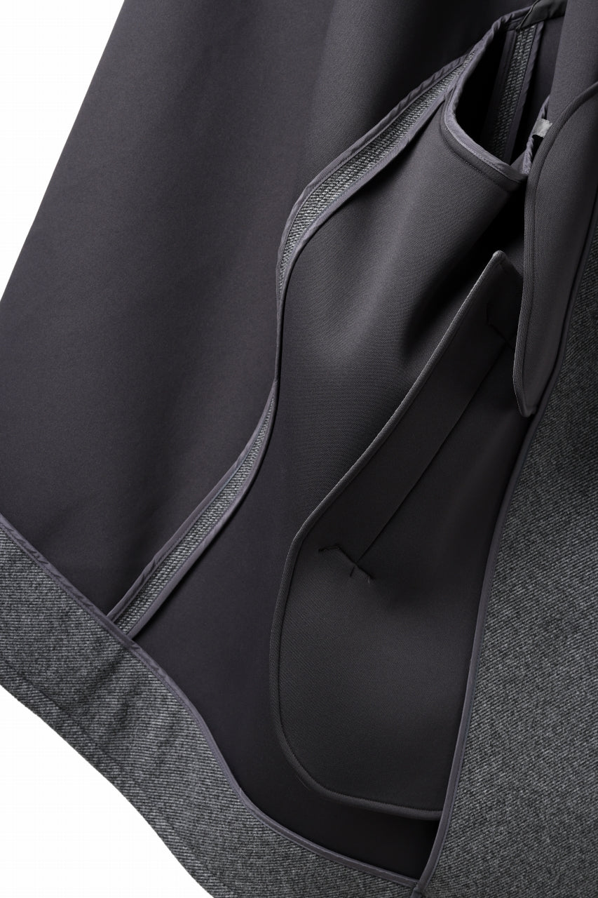 TARO HORIUCHI / th products Marine Over Coat / active setter tweed knit (gray) - Image 14