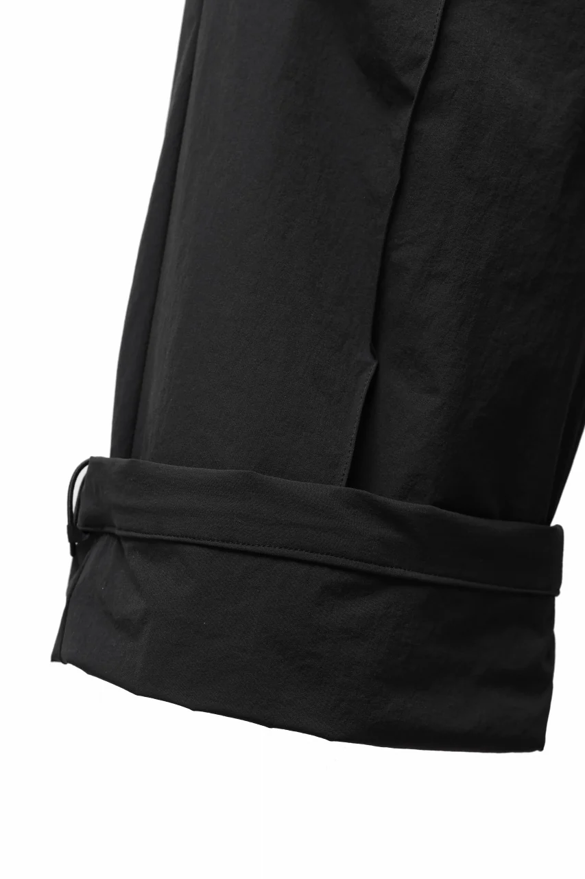 TARO HORIUCHI / th products NERDRUM / Cargo Pants / recycled nylon stretch taffeta (black) - Image 24