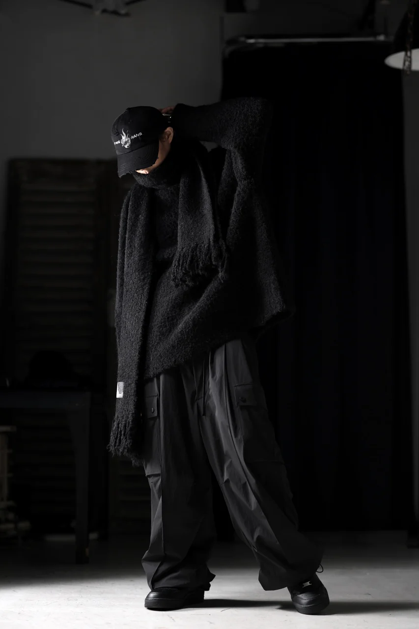 TARO HORIUCHI / th products NERDRUM / Cargo Pants / recycled nylon stretch taffeta (black) - Image 49