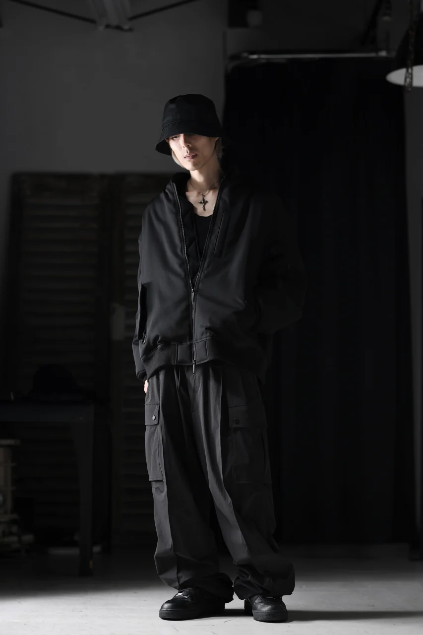 TARO HORIUCHI / th products NERDRUM / Cargo Pants / recycled nylon stretch taffeta (black) - Image 53