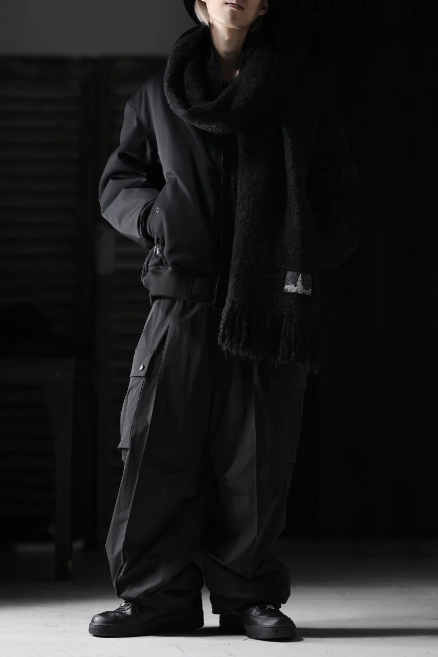 TARO HORIUCHI / th products NERDRUM / Cargo Pants / recycled nylon stretch taffeta (black) - Image 60