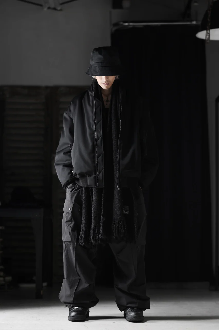 TARO HORIUCHI / th products NERDRUM / Cargo Pants / recycled nylon stretch taffeta (black) - Image 61
