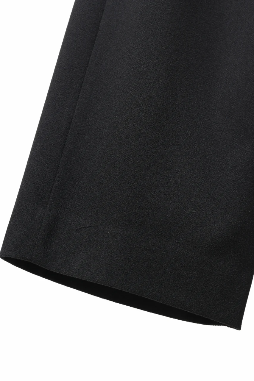 TARO HORIUCHI / th products Wide 5 Pocket Pants / active setter tweed knit (black) - Image 7