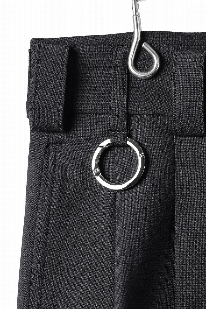 TARO HORIUCHI / th products Wide Cargo Shorts / 2 way stretch w/p tropical (black) - Image 10
