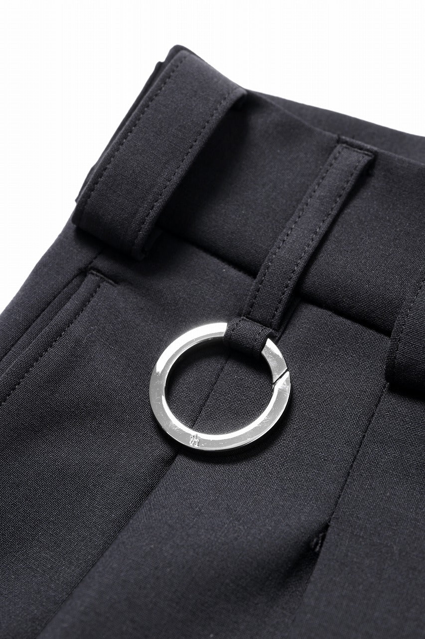 TARO HORIUCHI / th products Wide Cargo Shorts / 2 way stretch w/p tropical (black) - Image 15