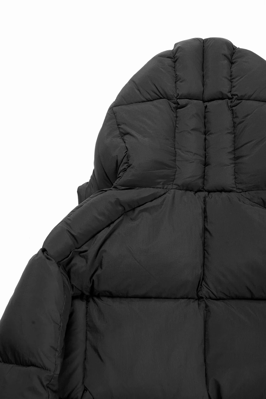 thom/krom BIG HOODIE OVERSIZED JACKET / WARM PUFFER (BLACK) - Image 15