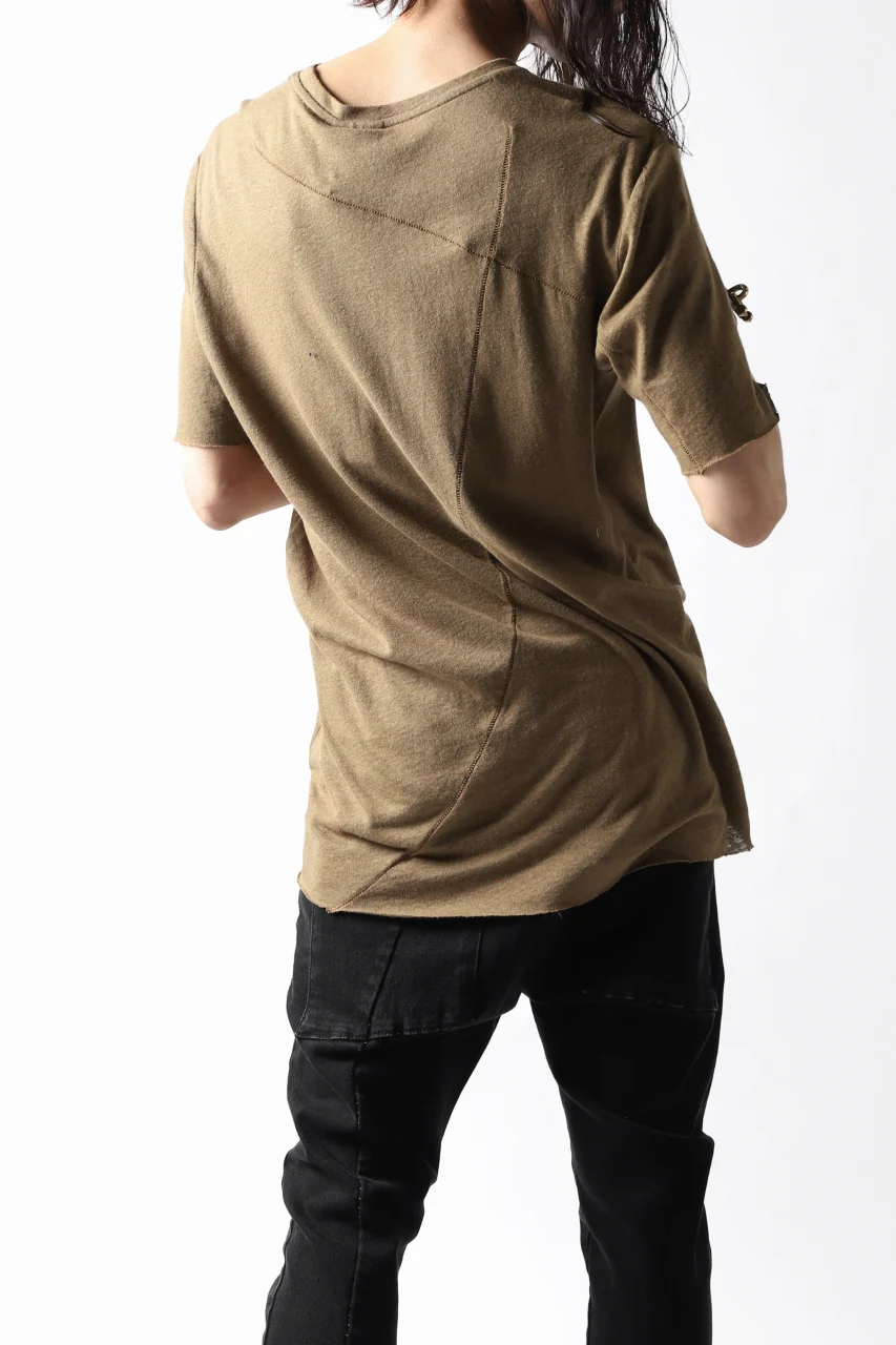 thomkrom CROSS BACK T-SHIRT (HONEY) - Image 12