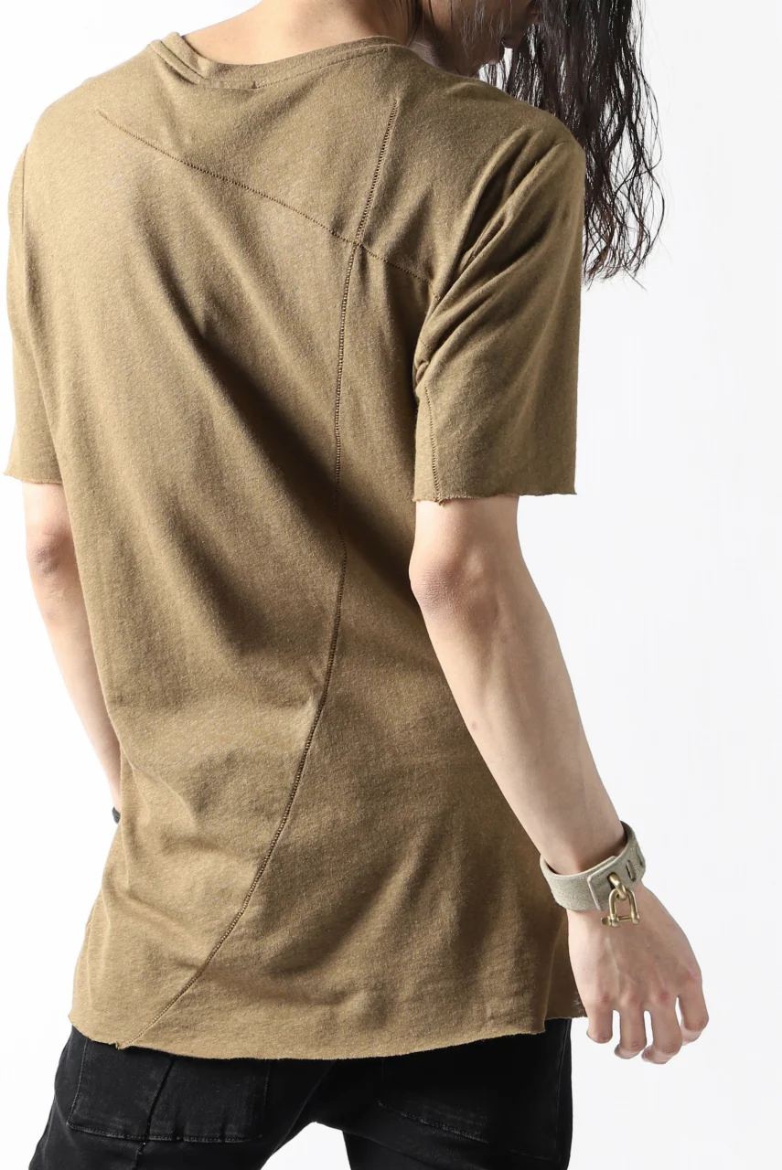 thomkrom CROSS BACK T-SHIRT (HONEY) - Image 18