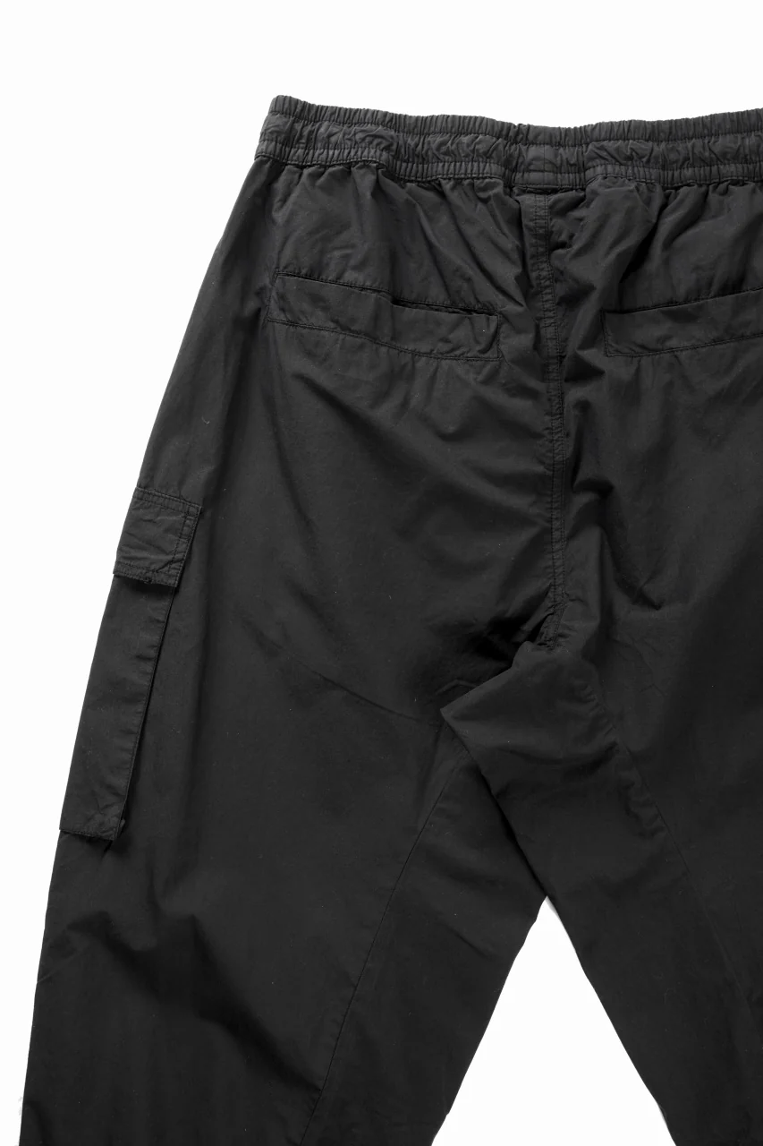 thom/krom CARGO JOGGER TROUSERS / ORGANIC COTTON (BLACK) - Image 10