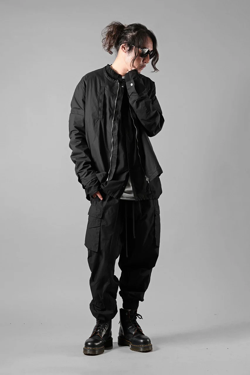 thom/krom CARGO JOGGER TROUSERS / ORGANIC COTTON (BLACK) - Image 14