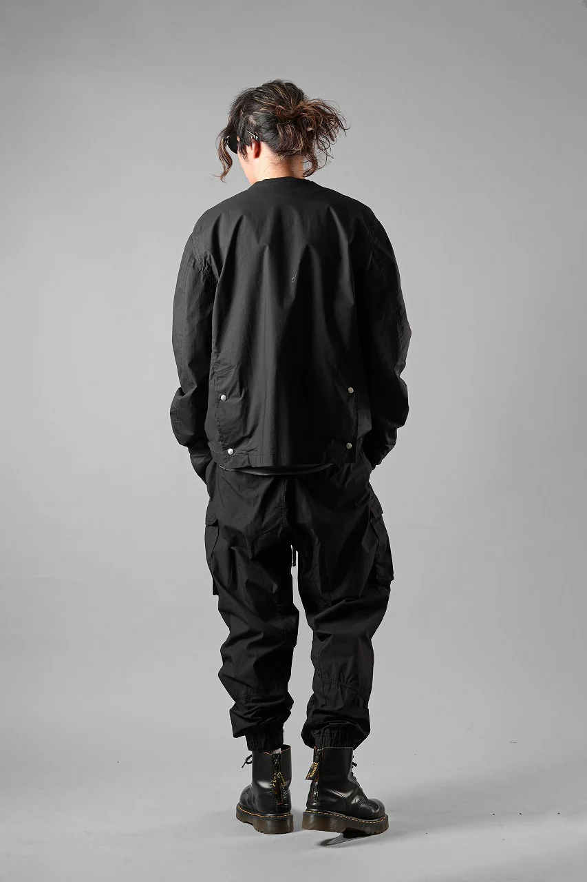 thom/krom CARGO JOGGER TROUSERS / ORGANIC COTTON (BLACK) - Image 15