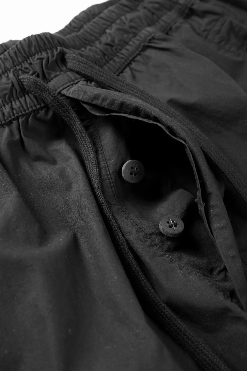 thom/krom CARGO JOGGER TROUSERS / ORGANIC COTTON (BLACK) - Image 8