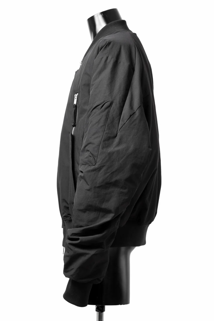 thom/krom FLIGHT BOMBER JACKET / WARM PADDED (BLACK) - Image 11