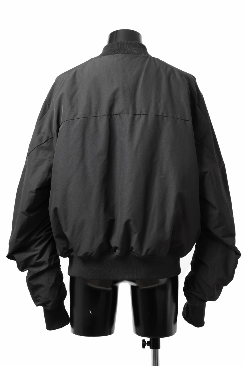 thom/krom FLIGHT BOMBER JACKET / WARM PADDED (BLACK) - Image 12