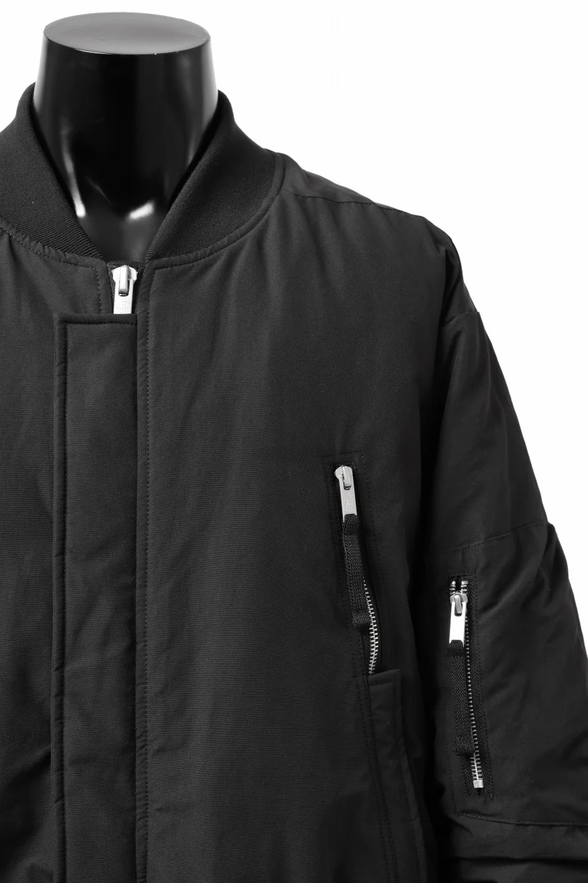 thom/krom FLIGHT BOMBER JACKET / WARM PADDED (BLACK) - Image 14