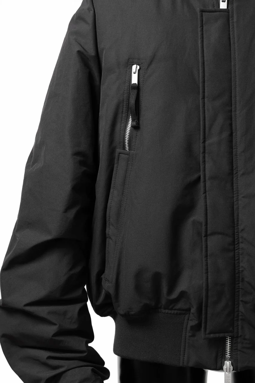 thom/krom FLIGHT BOMBER JACKET / WARM PADDED (BLACK) - Image 16