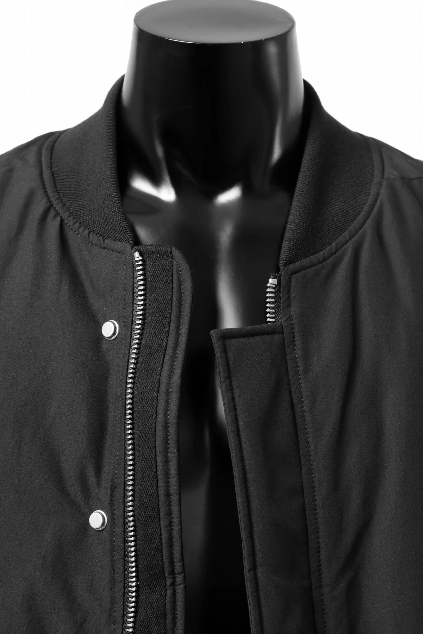 thom/krom FLIGHT BOMBER JACKET / WARM PADDED (BLACK) - Image 17