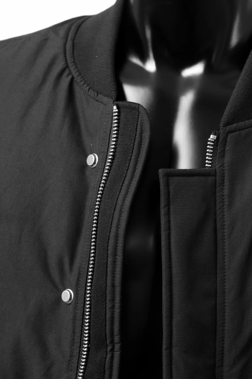 thom/krom FLIGHT BOMBER JACKET / WARM PADDED (BLACK) - Image 18