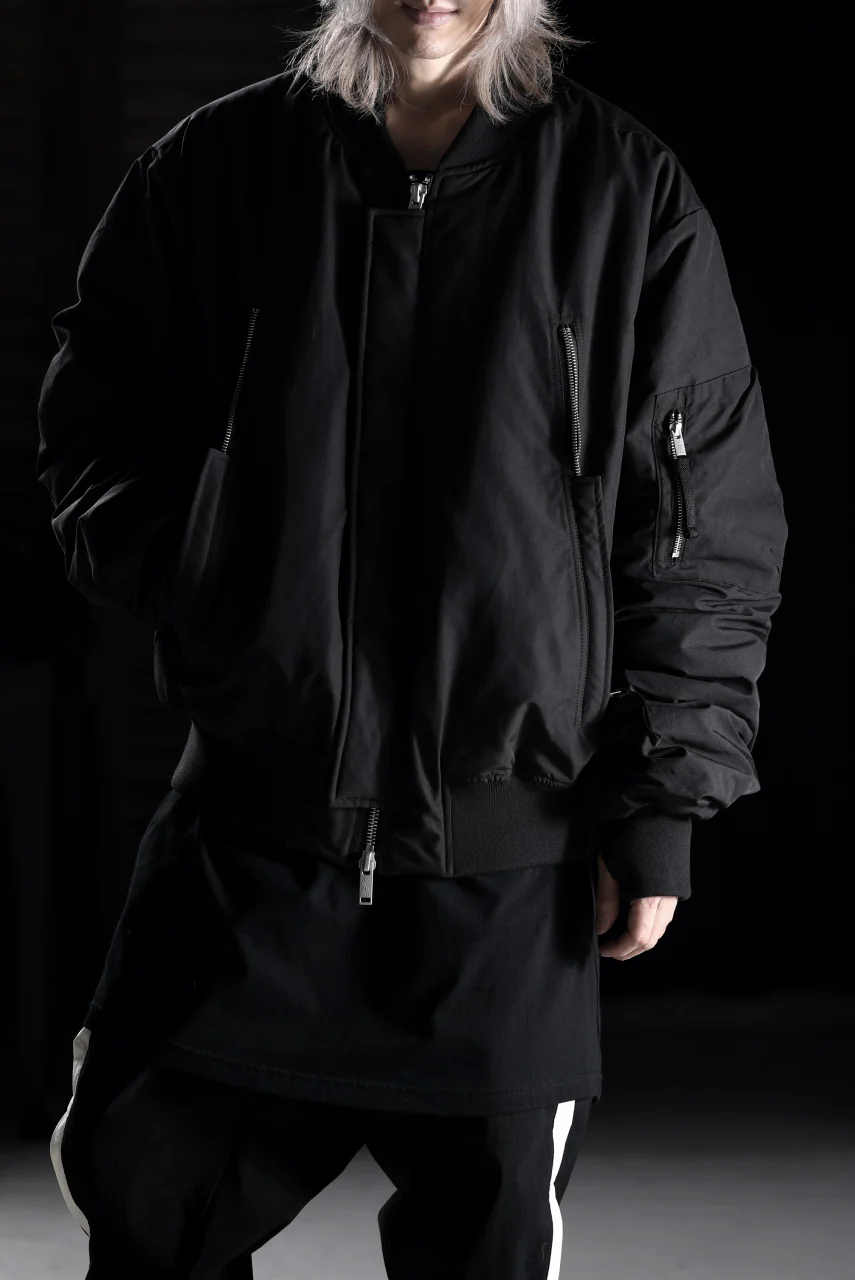 thom/krom FLIGHT BOMBER JACKET / WARM PADDED (BLACK) - Image 31