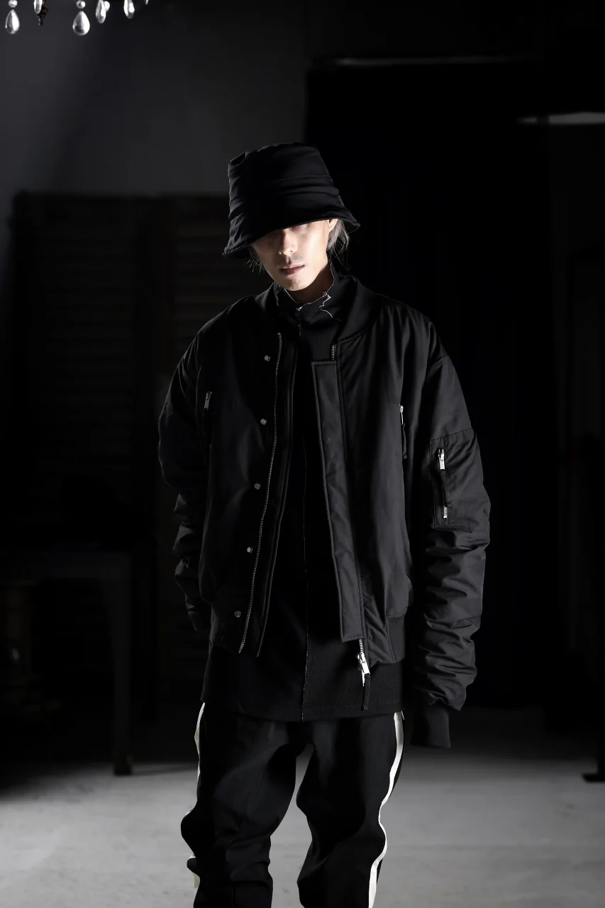thom/krom FLIGHT BOMBER JACKET / WARM PADDED (BLACK) - Image 34