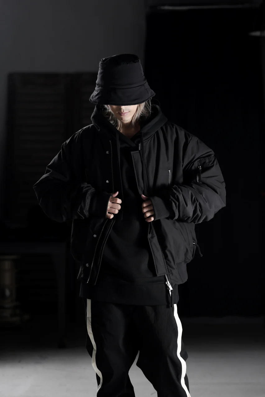 thom/krom FLIGHT BOMBER JACKET / WARM PADDED (BLACK) - Image 35