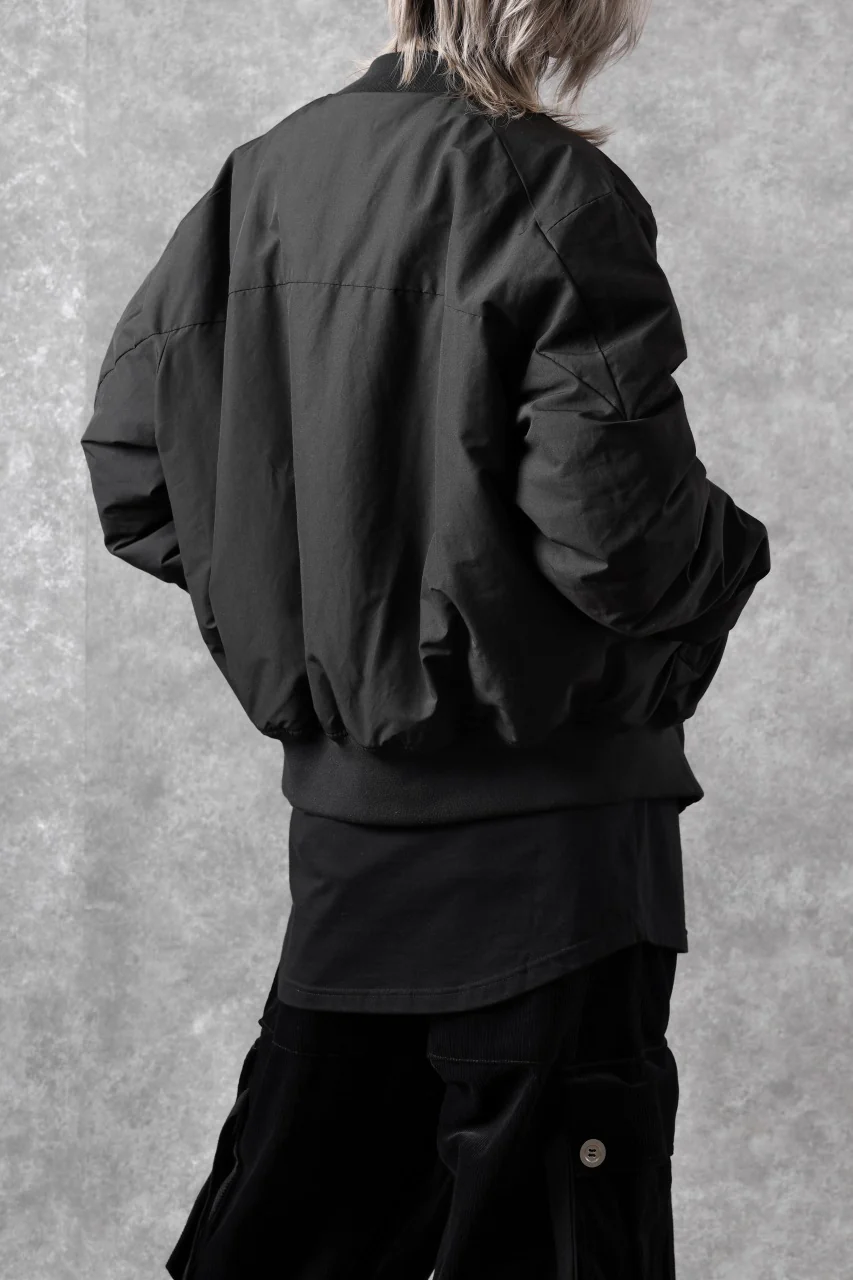 thom/krom FLIGHT BOMBER JACKET / WARM PADDED (BLACK) - Image 47