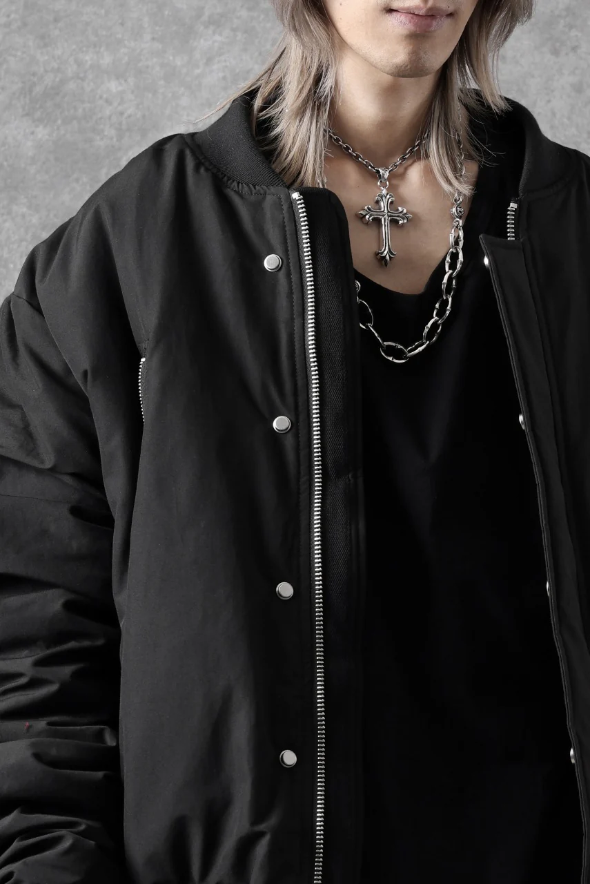thom/krom FLIGHT BOMBER JACKET / WARM PADDED (BLACK) - Image 58