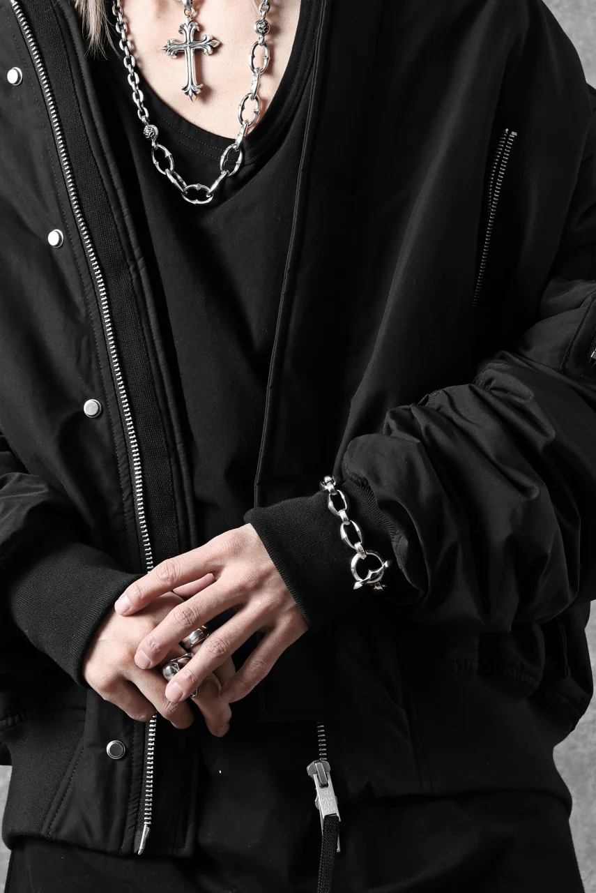 thom/krom FLIGHT BOMBER JACKET / WARM PADDED (BLACK) - Image 63