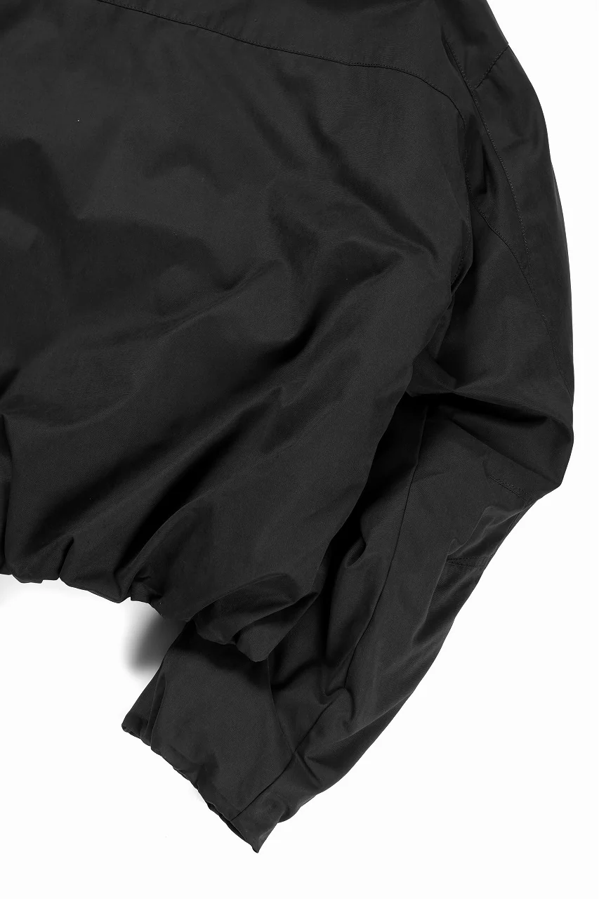 thom/krom HOODIE SHORT JACKET / WARM PADDED (BLACK) - Image 17