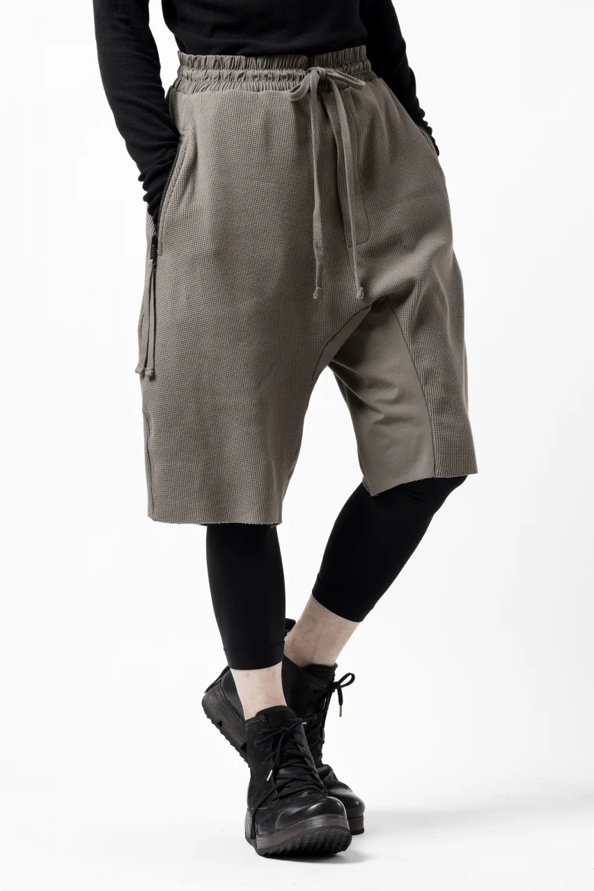 thom/krom LOWCROTCH EASY SHORTS / WAFFLE JERSEY (FOSSIL) - Image 12
