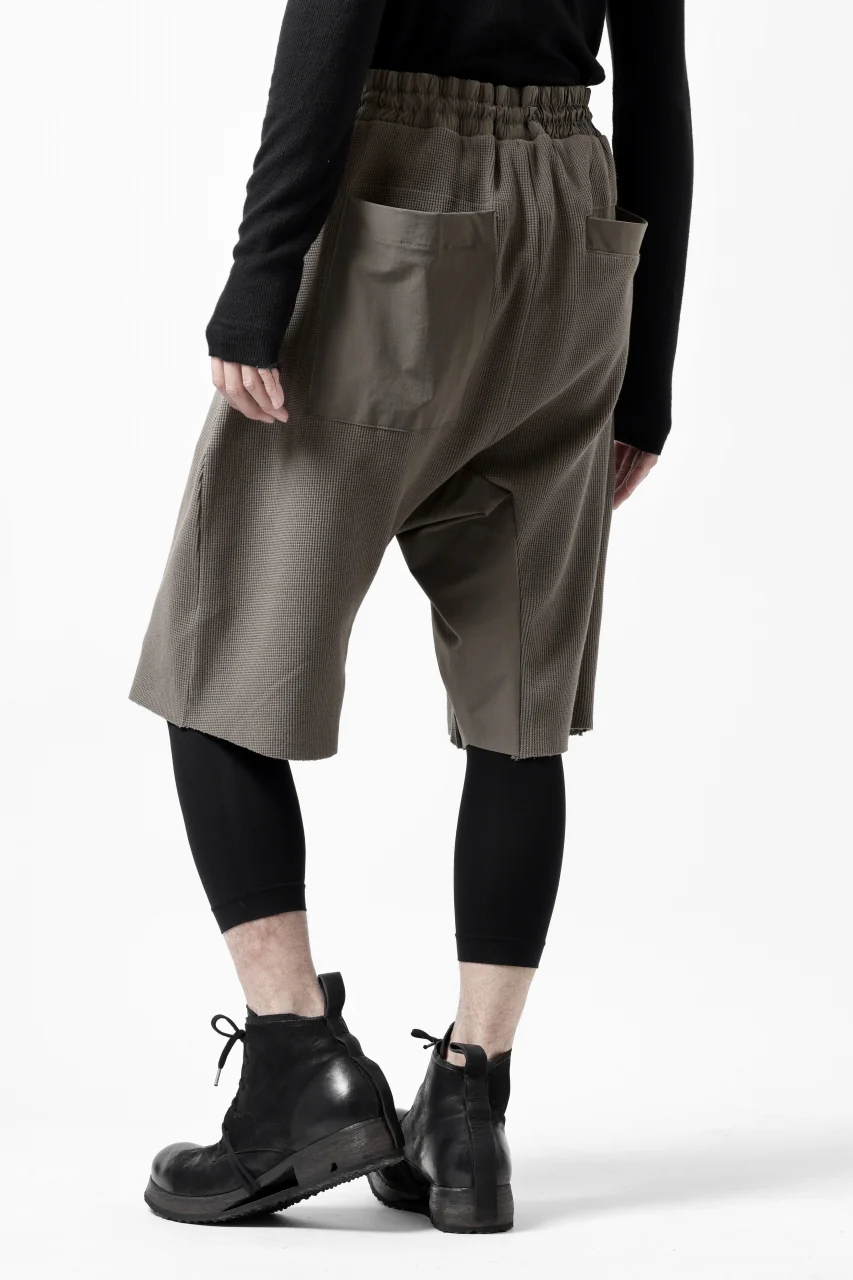 thom/krom LOWCROTCH EASY SHORTS / WAFFLE JERSEY (FOSSIL) - Image 13