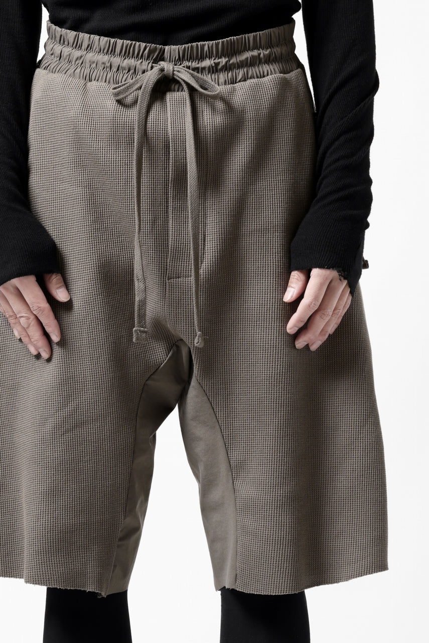 thom/krom LOWCROTCH EASY SHORTS / WAFFLE JERSEY (FOSSIL) - Image 15