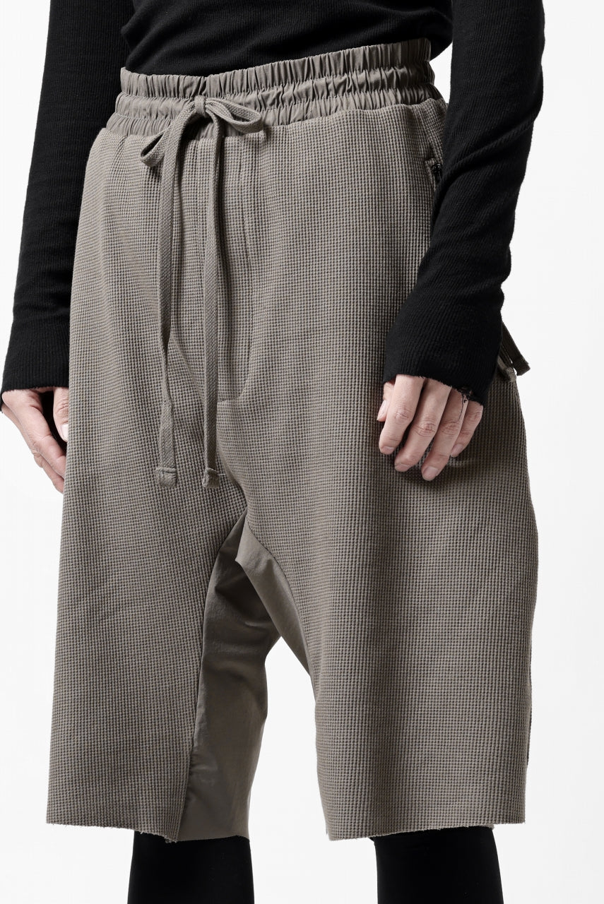 thom/krom LOWCROTCH EASY SHORTS / WAFFLE JERSEY (FOSSIL) - Image 18